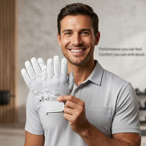 Nouveauté QST : Gants de frappeur de baseball professionnels en cuir pour adultes, respirants, pour l'entraînement, avec fermeture auto-agrippante pour la main gauche - Product Image 3