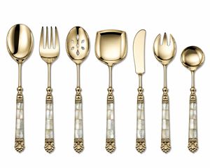 Luxury <b>Crystal</b> Handle Stainless Steel Flatware Set Spoon Fork Knife Premium Dining Tableware - Product Image 2