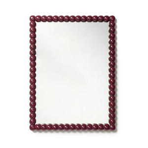 Proveedor Autorizado, Espejo de Pared Rectangular al por Mayor, Espejo Moderno con Cuentas Decorativas para Decoración de Interiores, Espejo Lacado - Product Image 1