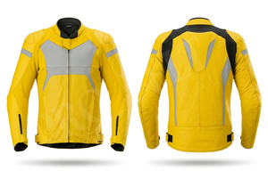 Hot Sale Genuine Leather Motorcycle Jacket with Breathable Design & Reflective Strips Stylish and Durable OEM Biker Gear Jacket - Product Image 2