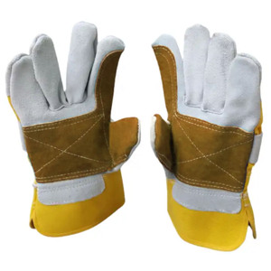 Gants de travail de qualité supérieure, gants de protection pour monteurs canadiens, gants de travail industriels, gants de sécurité en cuir pour travailleurs - Product Image 3