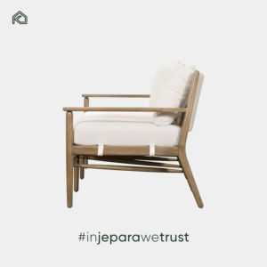 Conjunto de Sofás de Jardín de Madera de Teca Sólida, Hechos a Mano, Ecológicos, Resistentes a la Intemperie, para Exteriores, Patio, Hotel, Parque, Sala de Estar - Product Image 3