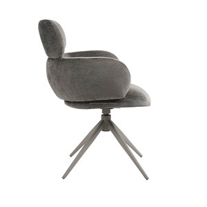 Juego de Comedor de Mármol de Lujo con 6 Sillas, Base Metálica Sólida, Diseño Minimalista para el Hogar - Product Image 6