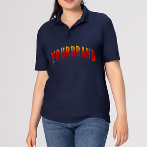Camiseta de Mujer OEM 100% Algodón, 220 Gramos, Tejido de Punto, Casual, Cómoda, Corte Regular, Color Sólido, Transpirable, Estilo Polo - Product Image 2