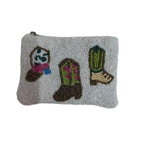 Designer Beaded <b>Mini</b> <b>Pouch</b> for Women Handmade Elegant Clutch Bag for Evening Use at Best Price - Product Image 5
