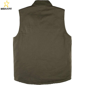 Gilet matelassé pour homme en toile lavée, chaud pour l'hiver, idéal pour la chasse, le travail, les activités de plein air et les voyages - Product Image 3