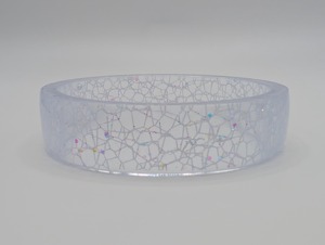Brazalete de Resina Hecho a Mano con Diseño de Red Brillante, Diseño Exquisito para Regalo Personal - Product Image 6