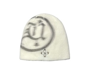 Chapeau en tricot jacquard de haute qualité, personnalisé, unisexe, en acrylique, chapeaux d'hiver personnalisés, chapeau en tricot jacquard avec logo personnalisé - Product Image 2