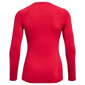 T-shirt de sport respirant en poly-spandex pour femme, coupe ajustée, idéal pour la course, design personnalisé, compression, séchage rapide, fabrication usine - Product Image 4