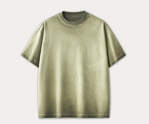 เสื้อยืดดีไซน์ล่าสุด ล้างสีแบบแอซิด คอกลม สไตล์วินเทจ สตรีทแวร์ ผ้าฝ้าย ใส่สบายช่วงฤดูร้อน ทรงโอเวอร์ไซส์ รับสกรีนโลโก้ สำหรับผู้ชาย - Product Image 4