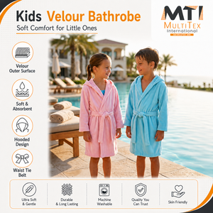 Albornoz infantil personalizado, exterior de felpa suave, interior absorbente de rizo, bordado con nombre personalizado, regalo para bebé, albornoz de secado rápido tipo boutique. - Product Image 3