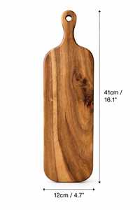 Tabla de Cortar de Madera de Acacia para Preparación de Alimentos en la Cocina - Product Image 2