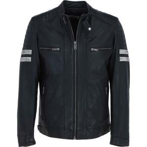 Chaqueta de Cuero Genuino para Hombre, Chaqueta de Motociclista Profesional, Chaqueta de Cuero Vacuno Real de Alta Calidad con Logotipo Personalizado al por Mayor - Product Image 6