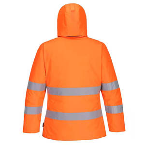 High Visibility Breathable CE Certified Unisex <b>Softshell</b> Safety <b>Jacket</b> Reflexive Workwear <b>Hi</b>-<b>Vis</b> Construction Winter Pockets - Product Image 2