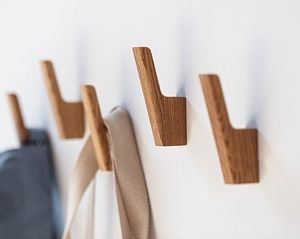 Scandinavian Style Wooden <b>Hook</b> <b>Rail</b> - Product Image 1