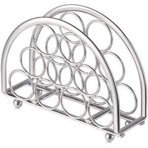 Porte-serviettes moderne en acier inoxydable chromé, distributeur vertical de papier absorbant en métal pour la cuisine, la table, le restaurant, la décoration d'hôtel - Product Image 1