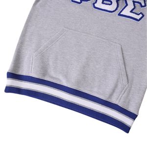 Sudadera de Cuello Redondo con Letras Blancas de Phi Beta Sigma para Hombre, Ajuste Cómodo, Tela Premium, Ropa Casual de Fraternidad Griega - Product Image 6