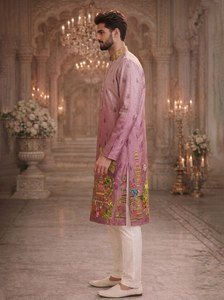 NiMa Creations - Pantalones de Algodón Reversibles de Secado Rápido para Hombre, Corte Regular, Hasta la Rodilla, Tradicionales Indios/Pakistaníes, para Bodas/Fiestas, Digitales - Product Image 5