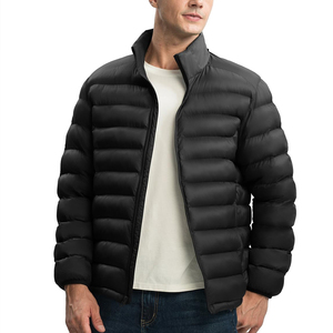Chaqueta acolchada de lujo extragrande con estampado de diseñador para hombre, nuevo diseño, chaqueta acolchada de invierno para hombre hecha a medida en grandes cantidades. - Product Image 3