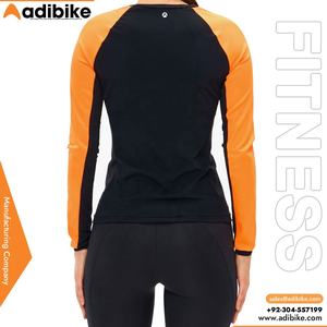 Camisetas de gimnasio personalizadas para mujer, manga larga, fabricantes al por mayor - Product Image 4