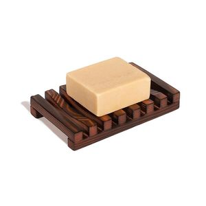 Bathroom <b>Accessory</b> Wood Soap Dish Holder Soap Bamboo Natural Custom Classic Customized Logo - Product Image 1