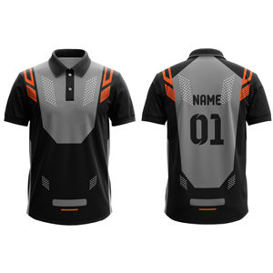 Nueva Camiseta de Cricket Personalizada, Uniformes de Equipo con Impresión por Transferencia de Calor, Talla Personalizada, 100% Poliéster, Ligera, Transpirable y Duradera - Product Image 1