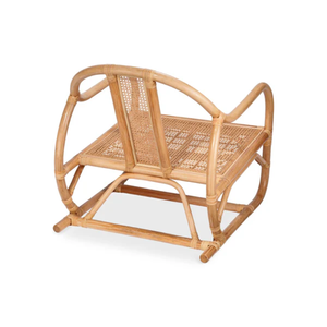 Fauteuil lounge en rotin éco-responsable Handwicker, style mid-century modern, pour intérieur et extérieur, en provenance du Vietnam - Product Image 3