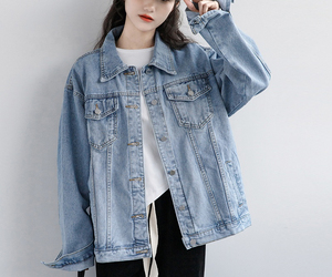 Chaqueta de Cuero Azul para Hombre, Diseño Nuevo de Primavera/Otoño, Estilo Casual, Holgada, de Secado Rápido, Transpirable, Manga Larga - Product Image 1
