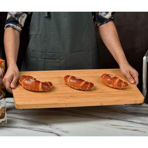 Wood Kitchen Chopping <b>Block</b> Display Platform Easy to Clean Rectangle <b>Shape</b> - Product Image 1