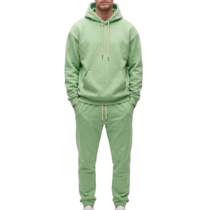 Customized Winter Printed Men's Tracksuit Cotton/<b>Polyester</b> <b>Hoodie</b> Breathable Streetwear Sports Training Regular Pockets Design - Product Image 1