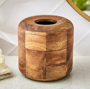 Porte-mouchoirs en bois créatif, léger, facile à utiliser, lavable et décoratif pour la table. - Product Image 3