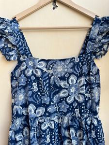 Vestido maxi escalonado para mujer, ropa informal de verano, cuello cuadrado, sin mangas, vestido maxi bohemio, vestido largo maxi a precio de fábrica - Product Image 4