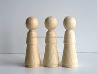 Vente en gros Jouets en bois naturel Décoration Nouveau design Meilleure qualité Conception unique Jouets de poupée en bois pour enfants
