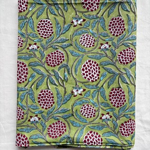 Manufacture Handmade Natural Hand Block Printed 100% Cotton Dress Material <b>Fabric</b> by the Yard at Factory Rate Supplier - Product Image 3
