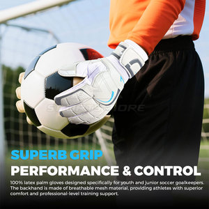 Gants de gardien de but professionnels personnalisés, prix de gros, gants de gardien de but de football - Product Image 3