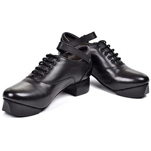 Chaussures de claquettes irlandaises pour hommes, noires, classiques, toutes tailles, en cuir véritable à 100 %, vente en gros - Product Image 4