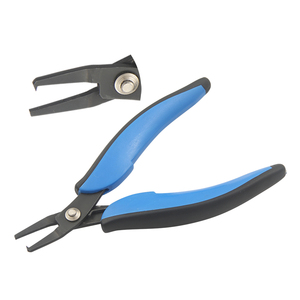 Stainless Steel Split <b>Ring</b> Plier 130mm Spring Rubber Handles Jewelry Making DIY Crafting Circlip Crimping Split <b>Ring</b> Opener OEM - Product Image 1
