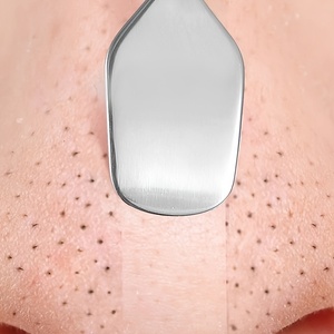 Extracteur d'acné de haute précision en acier inoxydable, outil de nettoyage des pores à double extrémité, appareil professionnel de soin de la peau du visage - Product Image 2