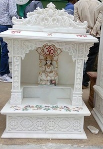 Marble Temple Supplier Marble Temple Exporter Custom Marble Temple Marble Temple India Marble Inlay Work Temple Marble <b>Mandir</b> - Product Image 6