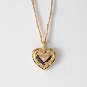 Collar con Colgante Solitario de Oro Amarillo de 14K, con Diamante Amarillo de Corte Radiante de 10.48ct, Cultivado en Laboratorio, con Certificación IGI - Product Image 3