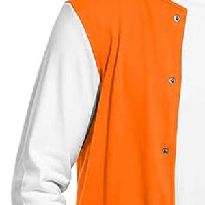 Chaquetas Letterman de Lana Bordada con Cuero Sintético de Piel de Vaca, Chaqueta Bomber Varsity Personalizada para Hombre - Product Image 3