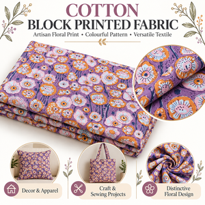 Telas de algodón estampadas a mano, material textil artesanal para prendas de vestir y decoración del hogar, colección al por mayor, calidad de exportación de diseñador. - Product Image 6