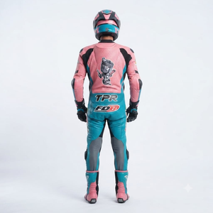 Combinaison de course premium Ramaha pour homme, 1 pièce, en cuir de vache véritable/cuir de kangourou, style MotoCP, combinaison de course sur circuit, niveau de protection 2 - Product Image 2