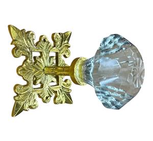 Organizador de Cortinas de Cristal y Metal de Lujo, Adorno Decorativo Ideal para Espacios de Recepción de Invitados y Decoración Festiva del Hogar - Product Image 1