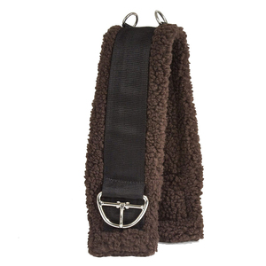 Sangle de cheval en cuir véritable de haute qualité avec boucles en acier inoxydable, ajustement réglable, matériau respirant, sangle de saut western - Product Image 1