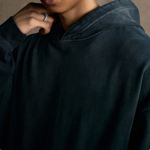 In Stock Ready to Ship Streetwear Wholesale ODM Blank 480gsm Vintage Washed Asute Dye <b>Sprayed</b> Gradient Fleece Hoodie - Product Image 6