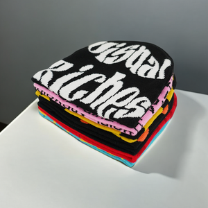 Vente en gros de bonnets personnalisés avec logo, pour la pêche, le cyclisme, les voyages, bonnets à carreaux personnalisés pour adultes unisexes, bonnets en tricot 100% acrylique - Product Image 1