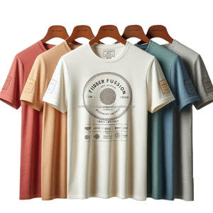 100% coton basique uni couleurs unies hommes T-shirts à manches courtes raccords personnalisés tailles garnitures imprime Logo produits du Bangladesh - Product Image 2