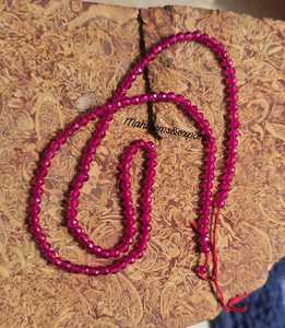 Cuentas redondas de circonita cúbica rosa magenta de 2.50 MM, circonita cúbica facetada para joyería y pulseras - Product Image 5