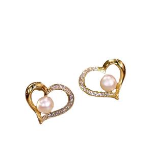 Pendientes de Plata de Ley S925 con Perlas Naturales al por Mayor, Estilo de Diseñador, Modernos y Elegantes, de 11-12 mm con Caja de Regalo - Product Image 5